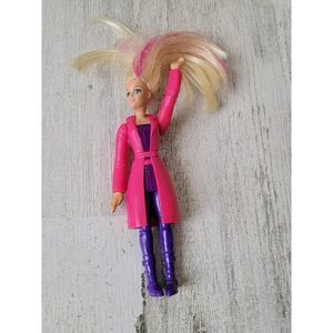 McDonald's Barbie pink robe Mattel 2016 toy figure